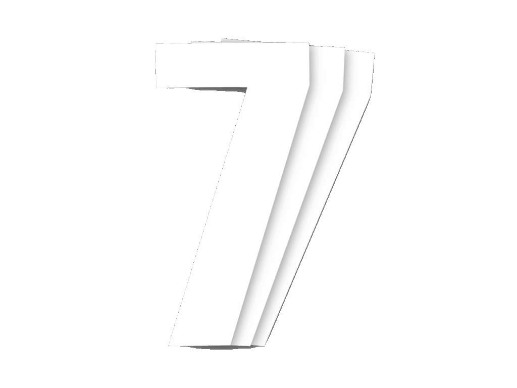 Kit 3pcs Race Numbers White 13X7cm P - Blackbird Racing